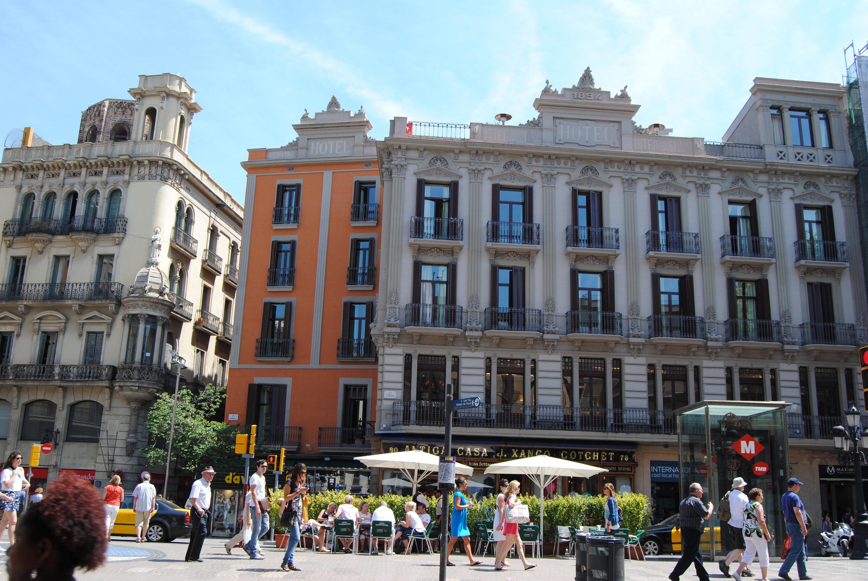 Hotel Ramblas Internacional Barcelona Bagian luar foto