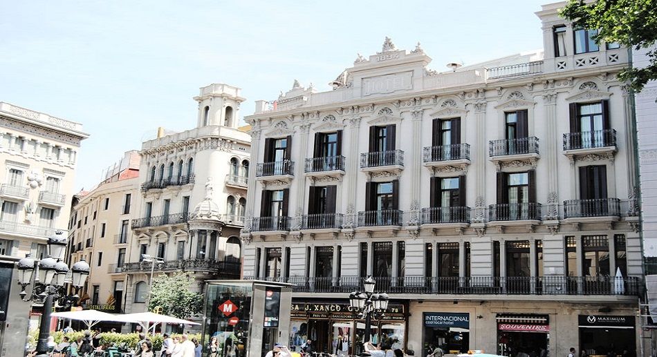 Hotel Ramblas Internacional Barcelona Bagian luar foto